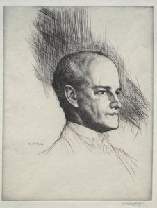 John Galsworthy, 1920. av William Strang