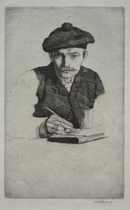 Självporträtt, 1885. av William Strang