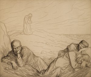 Kval i trädgården av William Strang
