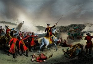 Slaget vid Pultowa, Stora nordiska kriget (tryck) av William T. Hulland