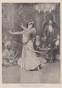 Julafton i Damaskus (litho) av William T. Maud
