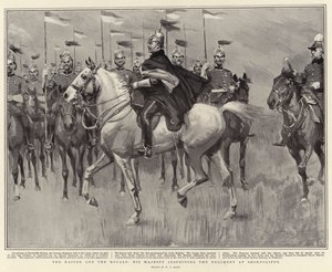 Kaiser och kungliga, Hans Majestät inspekterar regementet vid Shorncliffe