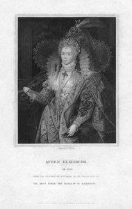Elizabeth I, drottning av England, 1832.