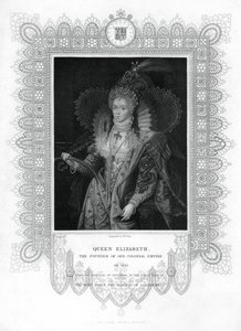 Elizabeth I av England, 1800-talet.