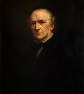 Porträtt av William Ewart Gladstone 1809-1898, 1877.