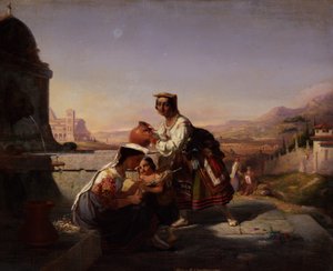 Italiensk scen, 1860. av William Tolman Carlton