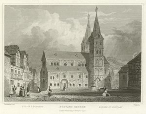 Bopparts kyrka av William Tombleson