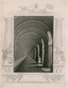 Tunneln i Themsen av William Tombleson