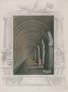 Tunneln i Themsen av William Tombleson