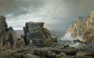 A Rocky Coast, 1877. av William Trost Richards