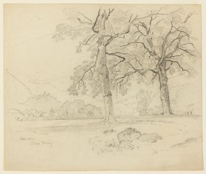 Landskap, Brienzsjön, Interlaken, Schweiz av William Trost Richards