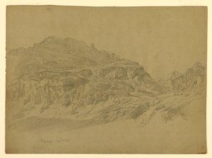 Landskap, Meiringen, Schweiz av William Trost Richards