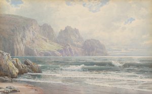Klippiga kustlinjen av William Trost Richards