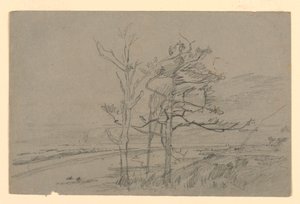 Studie av landskap av William Trost Richards