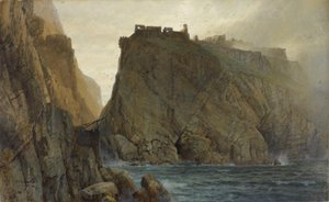 Tintagel vid Cornwalls kust av William Trost Richards