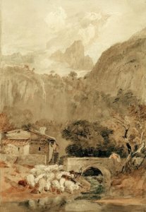 Aiguillette från dalen av Cluse av Joseph Mallord William Turner
