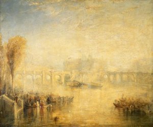 Utsikt över Pont Neuf i Paris av Joseph Mallord William Turner