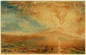 Neapelbukten (Vesuvius Angry) av Joseph Mallord William Turner