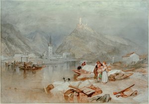 Bernkastel vid Mosel av Joseph Mallord William Turner
