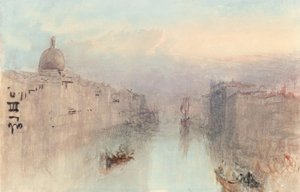 Canal Grande och San Simeone Piccolo av Joseph Mallord William Turner