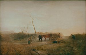 Frostig morgon av Joseph Mallord William Turner