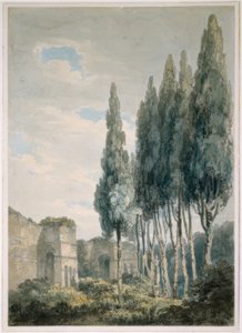I Ludovisi-trädgården, Rom av Joseph Mallord William Turner