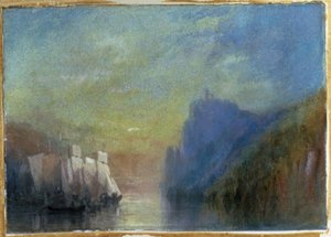 På Rhen av Joseph Mallord William Turner