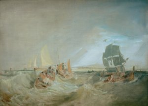 Frakt vid Themsens mynning av Joseph Mallord William Turner