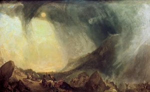 Snow Storm: Hannibal och hans armé korsar Alperna av Joseph Mallord William Turner