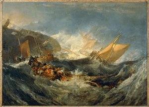 Vraket av ett transportfartyg av Joseph Mallord William Turner
