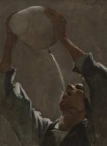 Studie för "An Aragonese Smuggler" av William Turner Dannat