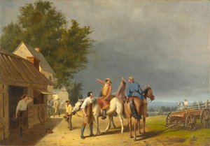 Första nyheterna om slaget vid Lexington, 1847