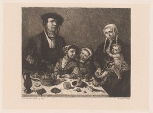 Porträtt av Pieter Jan Foppesz. och Alijd van Beresteyn med sina barn av William Unger