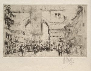 Kejsar Hadrianus träder in i Saloniki av William Walcot