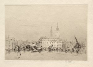 På London Bridge av William Walcot