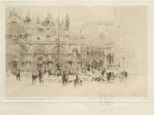 Markusplatsen (Venedigserien, nr 2) av William Walcot