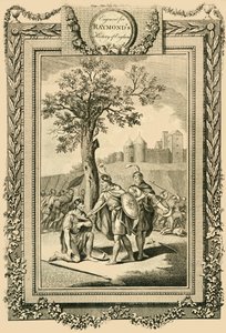 Kung Athelstan räddar livet på sin far, Edward den äldre..., c1786.