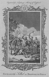 Richard III dödad i Bosworth-fältet, 1773.
