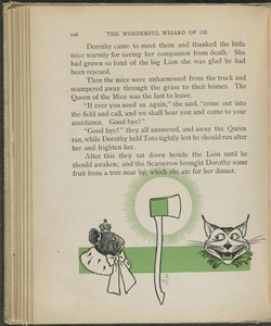 Illustration från "Den underbara trollkarlen från Oz" av Lyman Frank Baum