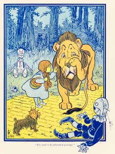 ?Du borde skämmas över dig själv!? från ?The Wonderful Wizard of Oz? av L. Frank Baum av William Wallace Denslow