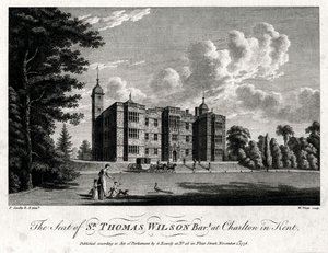 Sir Thomas Wilson Barts säte i Charlton i Kent, 1776