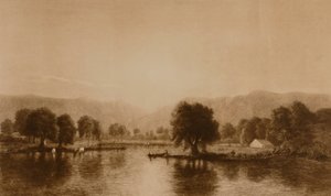 (Vatten- och boskapsscenen) av William Wellstood