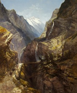 The Simplon Pass (olja på duk)