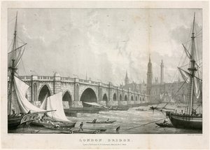 London Bridge av William Westall