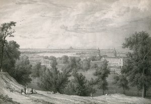 Utsikt över Greenwich, London