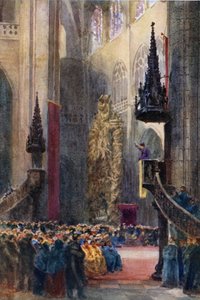 Orviedo, i katedralen (färg litho)