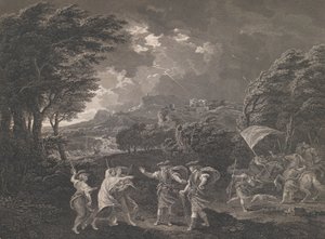 Macbeth and the Witches Shakespeare, Macbeth, akt 1, scen 1, 1770.