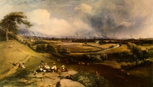 "Utsikt över Manchester från Higher Broughton", 1835, 1943.