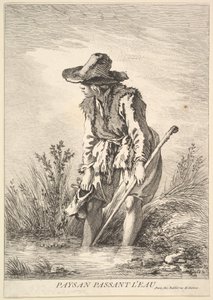 Bonde som korsar vatten, 1786.
