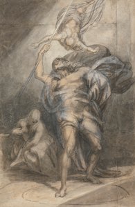 Prospero kallar Ariel av William Young Ottley